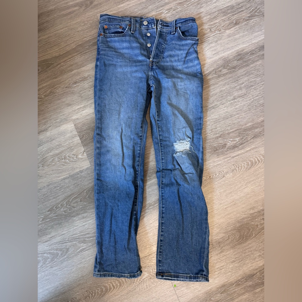 Levi's High Rise Wedgie Straight Jeans